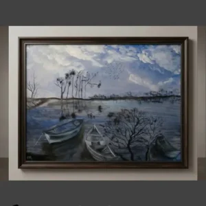 Özel Koleksiyon Sürrealist Tablo | Sükûtun Kıyısında