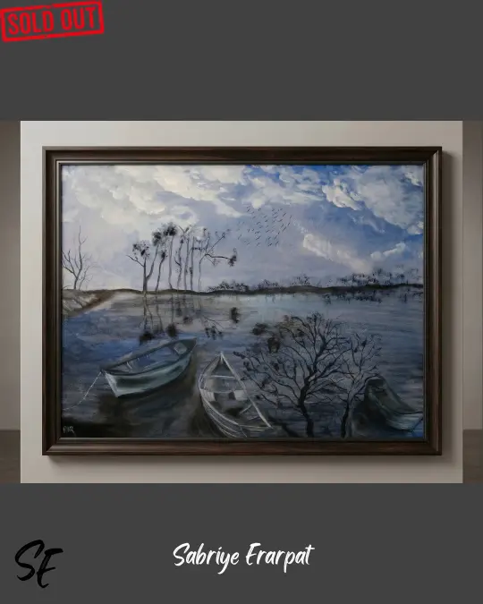 Özel Koleksiyon Sürrealist Tablo | Sükûtun Kıyısında